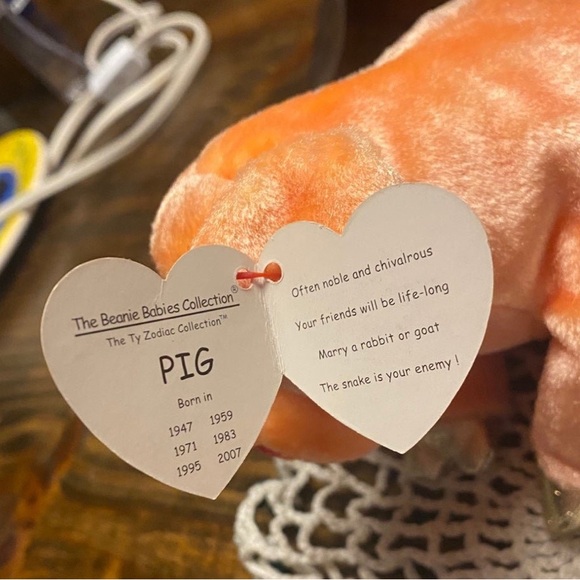 Ty Beanie Zodiac 2000 PIG - Picture 5 of 5